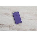 Зажигалка ZIPPO узкая с фиолетовым матовым покрытием | Slim® Purple Matte, латунь/сталь, фиолетовая, матовая, 29x10x60 мм для нанесения логотипа