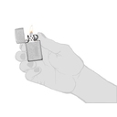 Зажигалка ZIPPO узкая Венецианская с покрытием глянцевый хром | Slim® Venetian® High Polish Chrome, латунь/сталь, серебристая, глянцевая, 29x10x60 мм для нанесения логотипа