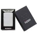 Зажигалка ZIPPO Armor™ c покрытием Глянцевый хром | High Polish Chrome, латунь/сталь, серебристая, 38x13x57 мм для нанесения логотипа