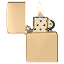Зажигалка ZIPPO Armor® с покрытием Глянцевая латунь | High Polish Brass, латунь/сталь, золотистая, 38x13x57 мм для нанесения логотипа