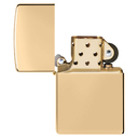 Зажигалка ZIPPO Armor® с покрытием Глянцевая латунь | High Polish Brass, латунь/сталь, золотистая, 38x13x57 мм для нанесения логотипа