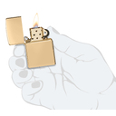 Зажигалка ZIPPO Armor® с покрытием Глянцевая латунь | High Polish Brass, латунь/сталь, золотистая, 38x13x57 мм для нанесения логотипа