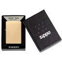 Зажигалка ZIPPO Armor® с покрытием Глянцевая латунь | High Polish Brass, латунь/сталь, золотистая, 38x13x57 мм для нанесения логотипа