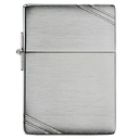 Зажигалка ZIPPO Реплика 1935 года с покрытием матовый хром | 1935 Replica™ Brushed Chrome, латунь/сталь, серебристая, 37x13x52 мм для нанесения логотипа