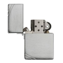 Зажигалка ZIPPO Реплика 1935 года с покрытием матовый хром | 1935 Replica™ Brushed Chrome, латунь/сталь, серебристая, 37x13x52 мм для нанесения логотипа