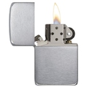 Зажигалка ZIPPO Реплика 1941 года с покрытием матовый хром | 1935 Replica™ Brushed Chrome, латунь/сталь, серебристая, 38x13x56 мм для нанесения логотипа