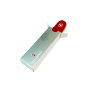 Нож перочинный VICTORINOX Junior 09, 85 мм, 8 функций, с фиксатором лезвия, красный для нанесения логотипа