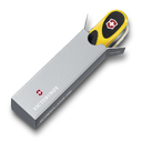 Нож перочинный VICTORINOX EvoGrip 18, 85 мм, 15 функций, жёлтый с чёрными вставками для нанесения логотипа