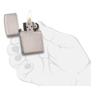 Зажигалка ZIPPO классическая с покрытием матовый хром | Classic Brushed Chrome, латунь/сталь, серебристая, матовая, 38x13x57 мм для нанесения логотипа