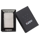 Зажигалка ZIPPO классическая с покрытием матовый хром | Classic Brushed Chrome, латунь/сталь, серебристая, матовая, 38x13x57 мм для нанесения логотипа