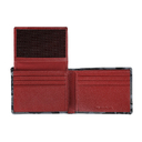 Портмоне ZIPPO, серо-чёрный камуфляж, натуральная кожа, 11,2×2×8,2 см для нанесения логотипа