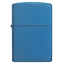 Зажигалка ZIPPO классическая с синим глянцевым покрытием | Classic High Polish Blue, латунь/сталь, синяя, глянцевая, 38x13x57 мм для нанесения логотипа