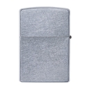 Зажигалка ZIPPO классическая с покрытием поцарапанный хром | Classic Street Chrome, латунь/сталь, серебристая, матовая, 38x13x57 мм для нанесения логотипа