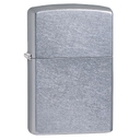 Зажигалка ZIPPO классическая с покрытием поцарапанный хром | Classic Street Chrome, латунь/сталь, серебристая, матовая, 38x13x57 мм для нанесения логотипа