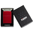 Зажигалка ZIPPO классическая с покрытием Красное карамелизированное яблоко | Candy Apple Red™, латунь/сталь, красная, глянцевая, 38x13x57 мм для нанесения логотипа