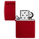 Зажигалка ZIPPO Логотип с покрытием Красное карамелизированное яблоко | Logo Candy Apple Red™, латунь/сталь, красная, глянцевая, 38x13x57 мм для нанесения логотипа