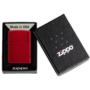 Зажигалка ZIPPO Логотип с покрытием Красное карамелизированное яблоко | Logo Candy Apple Red™, латунь/сталь, красная, глянцевая, 38x13x57 мм для нанесения логотипа