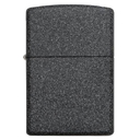 Зажигалка ZIPPO классическая с каменным покрытием | Classic Iron Stone, латунь/сталь, серая, матовая, 38x13x57 мм для нанесения логотипа