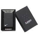 Зажигалка для трубок ZIPPO с черным матовым покрытием | Pipe Black Matte, латунь/сталь, чёрная, матовая, 36x12x56 мм для нанесения логотипа