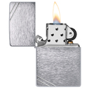 Зажигалка ZIPPO Винтаж серия 1937 года с покрытием матовый хром | Vintage™ Series 1937 Brushed Chrome, серебристая, 38x13x57 мм для нанесения логотипа