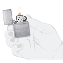 Зажигалка ZIPPO Винтаж серия 1937 года с покрытием матовый хром | Vintage™ Series 1937 Brushed Chrome, серебристая, 38x13x57 мм для нанесения логотипа