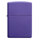 Зажигалка ZIPPO классическая с фиолетовым матовым покрытием | Classic Purple Matte, латунь/сталь, фиолетовая, матовая, 38x13x57 мм для нанесения логотипа