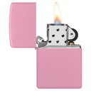 Зажигалка ZIPPO классическая с розовым матовым покрытием | Classic Pink Matte, латунь/сталь, розовая, матовая, 38x13x57 мм для нанесения логотипа