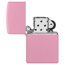 Зажигалка ZIPPO классическая с розовым матовым покрытием | Classic Pink Matte, латунь/сталь, розовая, матовая, 38x13x57 мм для нанесения логотипа