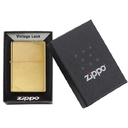 Зажигалка ZIPPO Винтажная 1937 года с покрытием матовая латунь | 1937 Vintage™ Brushed Brass, латунь/сталь, золотистая, 38x13x57 мм для нанесения логотипа