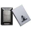 Зажигалка ZIPPO Реплика 1941 года с покрытием черный лед | 1941 Replica™ Black Ice ®, латунь/сталь, чёрная, глянцевая, 38x13x57 мм для нанесения логотипа