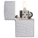 Зажигалка ZIPPO классическая хромированная с дугообразным узором | Classic Chrome Arch, латунь/сталь, серебристая, матовая, 38x13x57 мм для нанесения логотипа