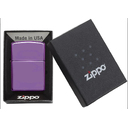 Зажигалка ZIPPO классическая с глянцевым фиолетовым покрытием | Classic High Polish Purple, латунь/сталь, фиолетовая, глянцевая, 38x13x57 мм для нанесения логотипа