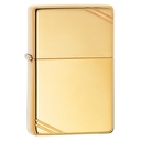 Зажигалка ZIPPO Винтажная с покрытием Глянцевая латунь | Vintage™ High Polish Brass, латунь/сталь, золотистая, 38x13x57 мм для нанесения логотипа