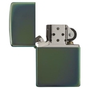 Зажигалка ZIPPO классическая с глянцевым зеленым покрытием | Classic High Polish Green, латунь/сталь, зелёная, глянцевая, 38x13x57 мм для нанесения логотипа