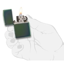 Зажигалка ZIPPO классическая с глянцевым зеленым покрытием | Classic High Polish Green, латунь/сталь, зелёная, глянцевая, 38x13x57 мм для нанесения логотипа