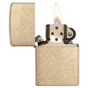 Зажигалка ZIPPO Armor™ с покрытием Искусственно состаренная латунь | Tumbled Brass, латунь/сталь, золотистая, матовая, 38x13x57 мм для нанесения логотипа