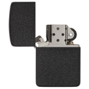 Зажигалка ZIPPO Реплика 1941 года с черным покрытием с кракелюром | 1941 Replica Black Crackle, латунь/сталь, черная, матовая, 38x13x57 мм для нанесения логотипа