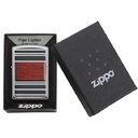 Зажигалка для трубок ZIPPO с покрытием глянцевый хром | Pipe High Polish Chrome, латунь/сталь, серебро/дерево, глянцевая, 36x12x56 мм для нанесения логотипа