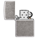 Зажигалка ZIPPO Armor® c античным серебристым покрытием | Antique Silver, латунь/сталь, серебристая, 38x13x57 мм для нанесения логотипа
