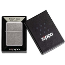 Зажигалка ZIPPO Armor® c античным серебристым покрытием | Antique Silver, латунь/сталь, серебристая, 38x13x57 мм для нанесения логотипа