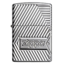 Зажигалка ZIPPO Armor® Заклепки с покрытием Глянцевый хром | Bolts Design High Polish Chrome, латунь/сталь, серебристая, 38x13x57 мм для нанесения логотипа