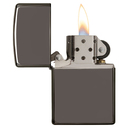 Подарочный набор ZIPPO: зажигалка с покрытием черный лед | Black Ice® и вставной блок для зажигалок для трубок, латунь/сталь, черный/серебристый цвета для нанесения логотипа