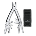 Мультитул VICTORINOX SwissTool Spirit MX, 105 мм, 24 функции, серебристый, в нейлоновом чехле для нанесения логотипа