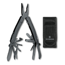 Мультитул VICTORINOX SwissTool Spirit MXBS, 105 мм, 24 функции, чёрный, в нейлоновом чехле для нанесения логотипа