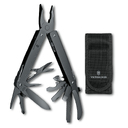 Мультитул VICTORINOX SwissTool MXBS, 115 мм, 26 функций, чёрный, в нейлоновом чехле для нанесения логотипа