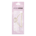 Заколка-краб Dewal Beauty, цвет золотой матовый для нанесения логотипа