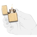 Зажигалка ZIPPO Венецианская с покрытием Глянцевая латунь | Venetian® High Polish Brass, латунь/сталь, золотистая, 38x13x57 мм для нанесения логотипа