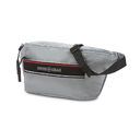Сумка на пояс SWISSGEAR, светло-серая, полиэстер с плетением рип-стоп, 38 x 5 x 15 см для нанесения логотипа
