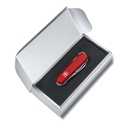 Подарочная коробка VICTORINOX для ножей 84-91 мм толщиной до 5 уровней, картонная, серебристая для нанесения логотипа