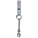 Подвеска на ремень VICTORINOX "Multiclip", с карабином, кольцом для ключей и цепочкой, металлическая для нанесения логотипа
